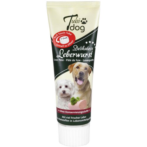 TubiDOG jetrena pa&amp;scaron;teta u tubi - 3 x 75 g Slike