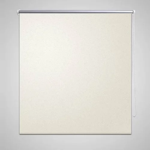 vidaXL senčilo za zatemnitev okna 140 x 230 cm kremno bele barve