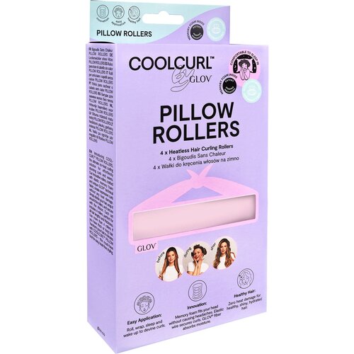  COOLCURL&amp;trade; Pillow Rollers - Pink Slike
