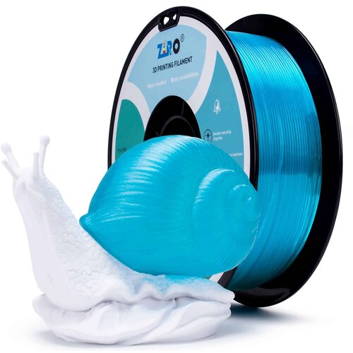  ZIRO Translucent PLA filament 1,75 mm – Translucent Light Blue Cene