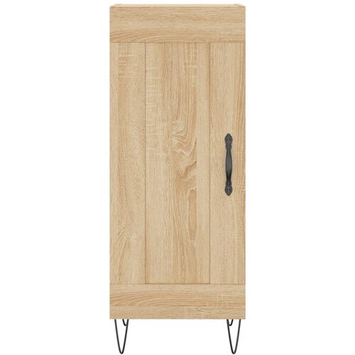  Visoka komoda hrasta sonome 34,5x34x180cm od konstruiranog drva Slike