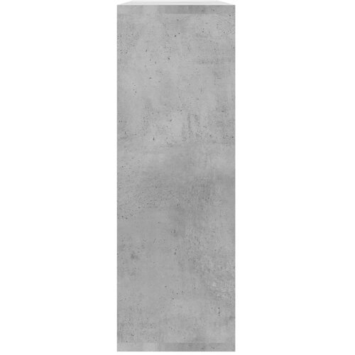  Zidne police siva boja betona 104x20x58,5 cm konstruirano drvo Slike
