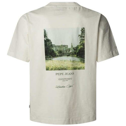 PepeJeans Majice s kratkimi rokavi - Bela Cene