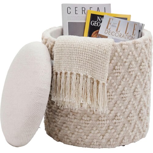 Livetastic TABURE, tekstil krem barve Cene
