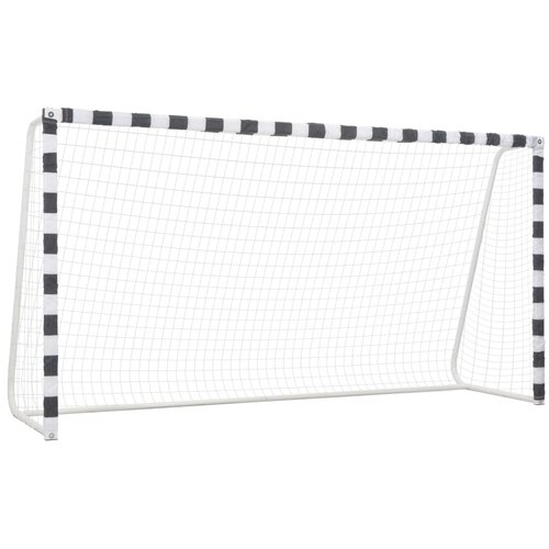  Nogometni gol 300 x 160 x 90 cm metalni crno-bijeli Cijene