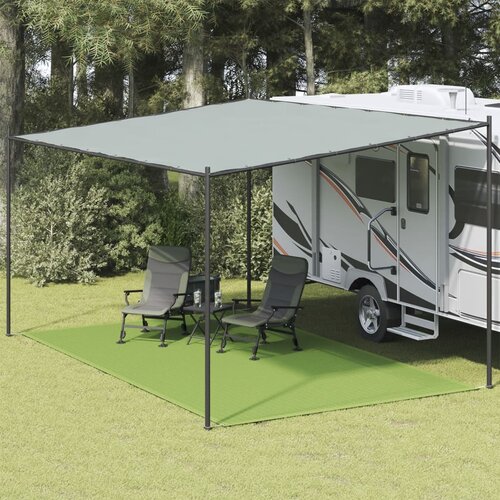 vidaXL Tepih za šator svijetlozeleni 300 x 600 cm HDPE Cijene