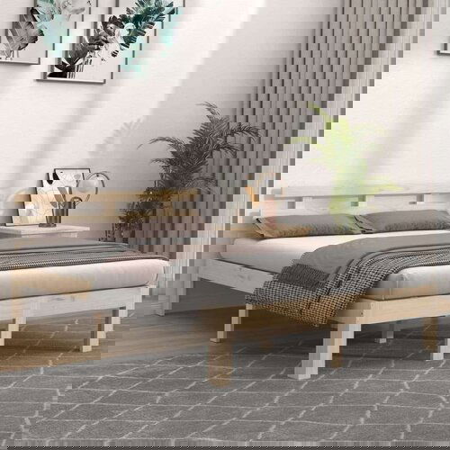  Posteljni okvir iz trdnega lesa 135x190 cm, (20906071) Slike