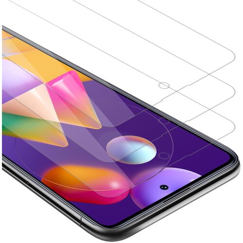 Cadorabo 3x Oklepna folija, združljiva z Samsung Galaxy M31s - Zaščitna folija v visoka prosojnost - 3-pack Kaljeno zaščitno steklo za zaslone s trdoto 9H in združljivostjo s 3D dotikom, (20548916) Cene