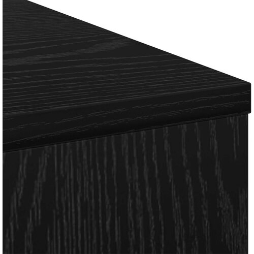  Stol s ladicama Crni hrast 100 x 40 x 75 cm Konstruirano drvo Slike