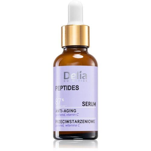 Delia Cosmetics Peptides serum proti staranju kože za obraz, vrat in dekolte 30 ml Slike