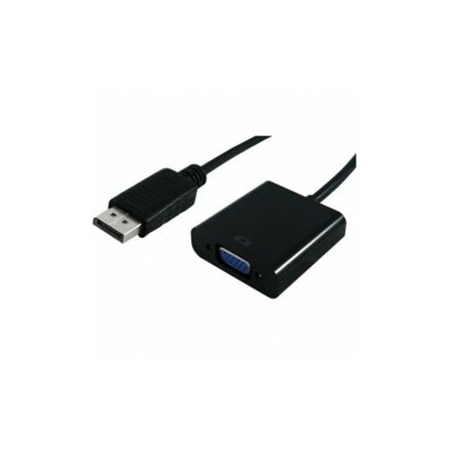 Roline Adapter DisplayPort Male and VGA Female, 20 cm adapter Slike