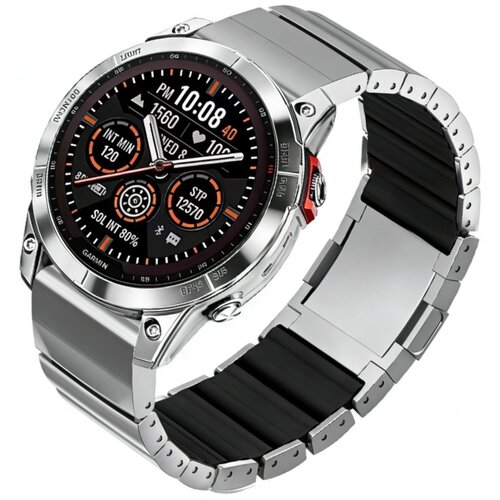 INF Magnetni pa&scaron;ček z hitrim spro&scaron;čanjem, kompatibilen z Garmin 22mm Silver + Black, (5000295583) Cene