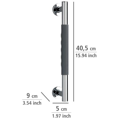 Wenko Držalo za prho Grab Rail Secura, 40,5 cm Cene