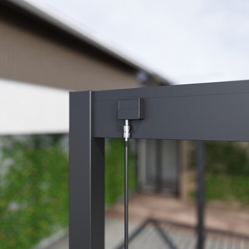 Rojaplast Bioklimatska pergola INTRO NEO 4&amp;times;3 m, aluminij &amp;ndash; samostojeća Slike