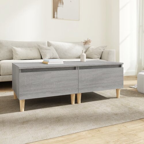 vidaXL Stranska mizica 2 kosa siva sonoma 50x46x35 cm inženirski les Cene