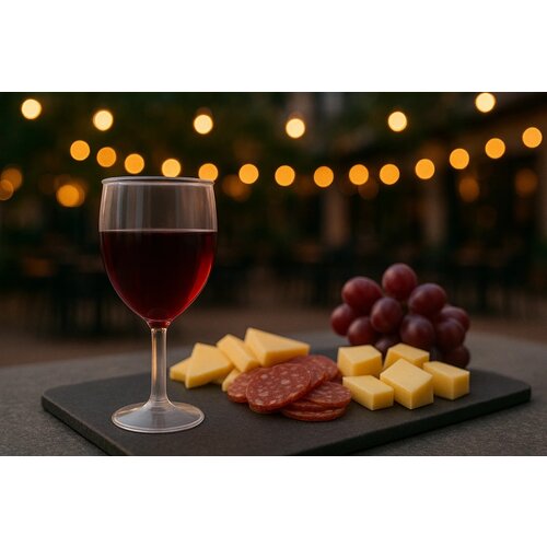  Kozarec za Vino, Polikarbonat, 200ml Slike
