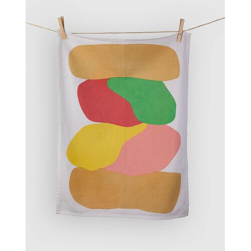 bitten Sandwich Tea Kitchen Towel multicolor Cene