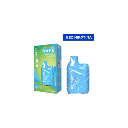 Umbrella 4000 Puffs Mint Breeze 0mg Slike