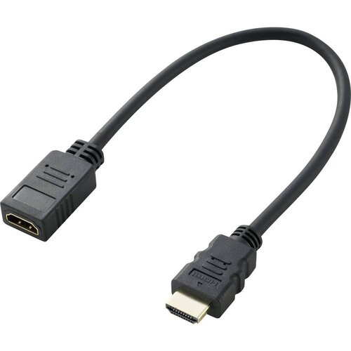 SpeaKa Professional HDMI produžni kabel [1x HDMI-utikač 1x HDMI-utikač] 0.30 m crn Slike