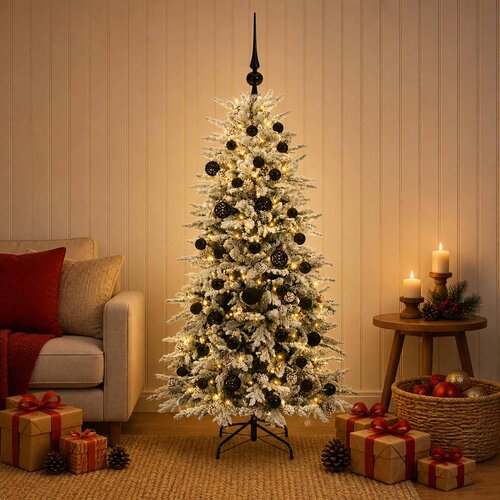  Umjetno božićno drvce s nogom 150 cm 150 LED lampica Cijene