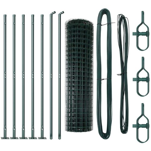 Euro Ograda Set od 2 Zelena Čelična legura premazana prahom Cijene