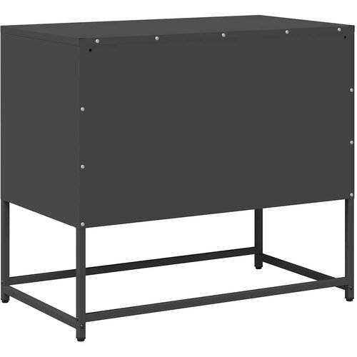  ormarić crni 68x39x60,5 cm čelični Slike