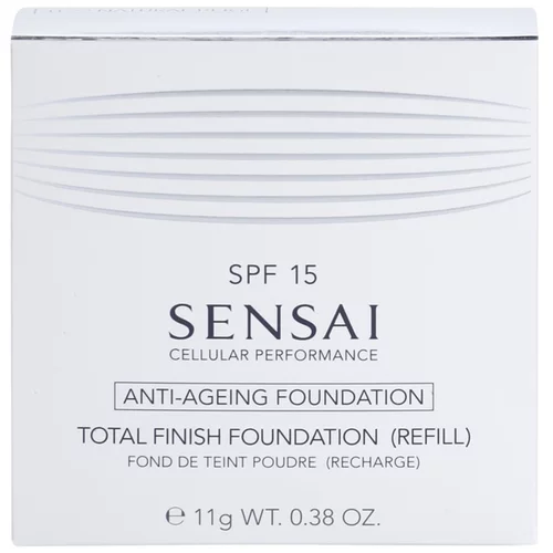 Sensai cellular performance total finish foundation puder za vse tipe kože polnilo 11 g odtenek TF12 soft beige