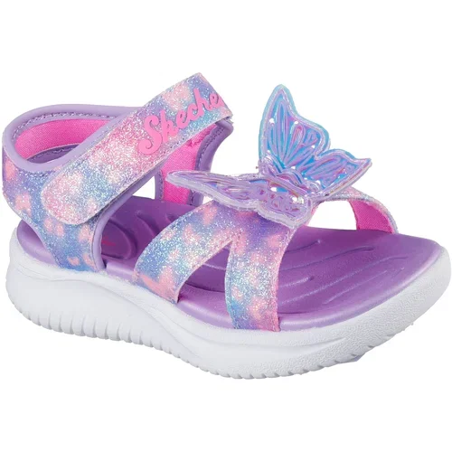 Skechers Sandale za devojčice S Lights Jumpsters Sandal-Bu, 303109N-LVMT, Ljubičaste