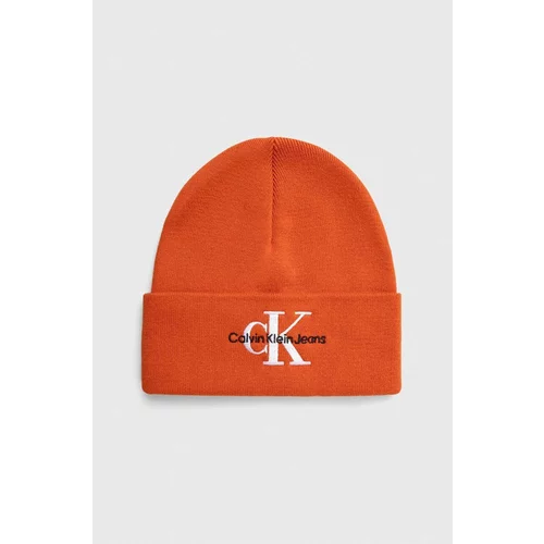 Calvin Klein Jeans Pamučna kapa boja: narančasta, pamučna