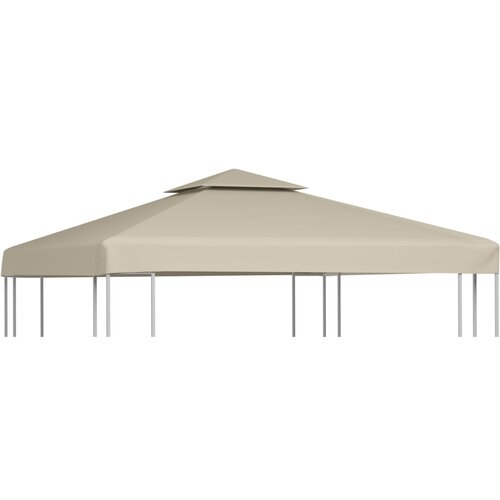 vidaXL Zamjenski pokrov za sjenicu 310 g/m² bež 3 x 3 m Cijene