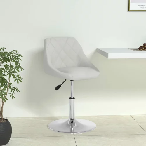 Blagovaonska stolica od umjetne kože bijela