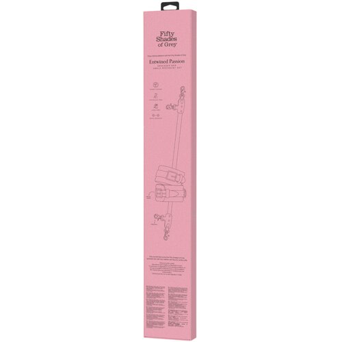 Fifty Shades of Grey Entwined Passion Spreader Bar Ankle Restraint Set Purple Slike