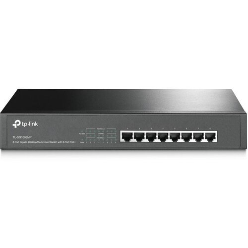 Tp-link TL-SG1008MP Unmanaged Gigabit Ethernet (10/100/1000) Power over Ethernet (PoE) 1U Black Cijene