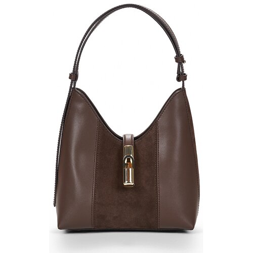 Furla Torbice za na ramo GOCCIA S HOBO Kostanjeva Cene