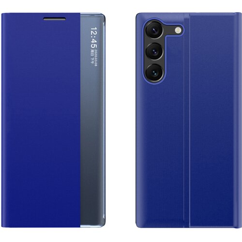 HURTEL Nov moder ovitek Sleep View Case za Samsung S24+ z magnetnim zavihkom, (21534051) Cene