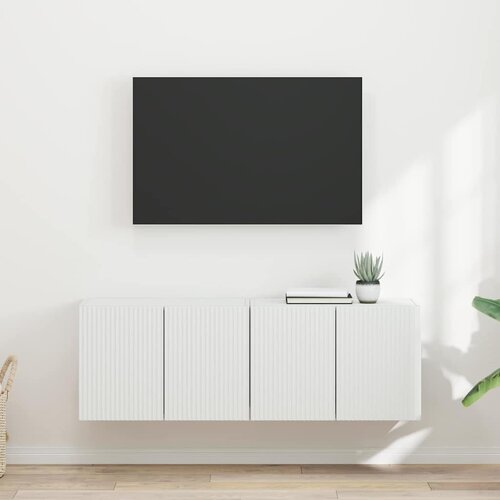 TV zidni ormar 2 pcs Bijelo 59,5 x 31 x 40 cm Konstruirano drvo Cijene