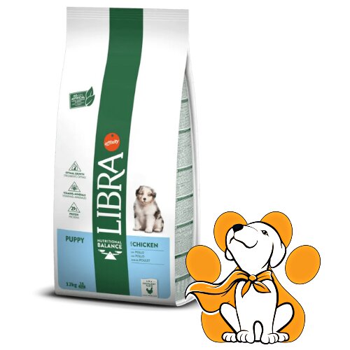 Libra dog Puppy Chicken 12kg, Granule Za Štence Svih Rasa Sa Piletinom Slike