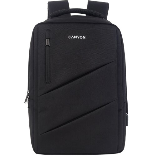 Canyon backpack BPE-5 Urban USB 15.6&amp;rdquo; Black Slike