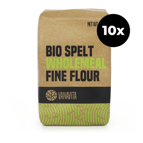 VanaVita bio glatko integralno speltino brašno 10 x 1000 g Slike