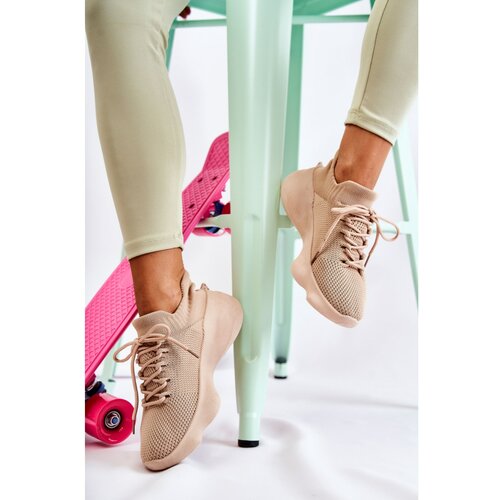 Kesi Slip-On Women's Sport Shoes Beige Dalmiro Slike