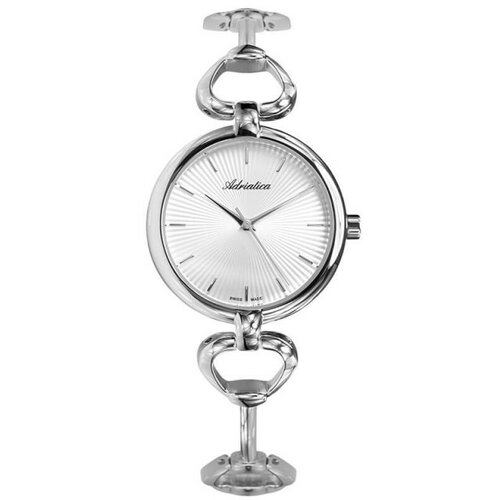 Adriatica ženski essence beli srebrni elegantni ručni sat sa srebrnim metalnim kaišem Slike
