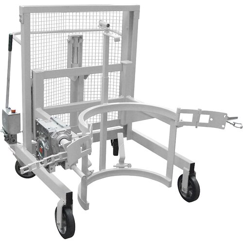 eurokraft pro Naprava za dviganje in nagibanje sodov Liftomat L/M, višina dviga 450 mm, nosilnost 350 kg, pocinkana izvedba Cene