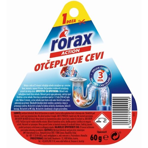 Rorax Granule Power 60g Cene
