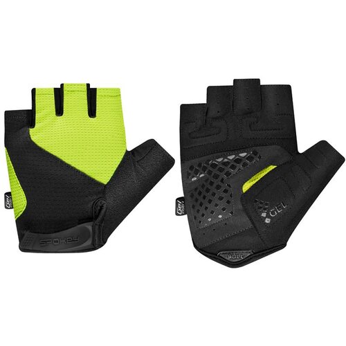 Spokey expert men&amp;#039;s cycling gloves, žlto-čierne, veľ. m Slike