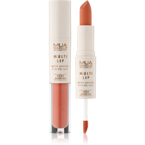 MUA Makeup Academy Multi Lip Nude Edition dugotrajni ruž i sjajilo za usne duo nijansa Balance 3.2 g Cijene