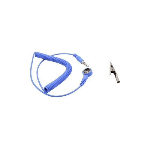 Quadrios ESD kabel za uzemljenje 1.80 m pritisni gumb 10 mm, priključak, krokodilska stezaljka Cijene