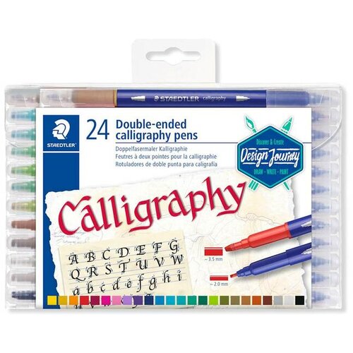 Staedtler Flomasteri Caligrafija Design Journey, obostrani, 24 komada Cijene