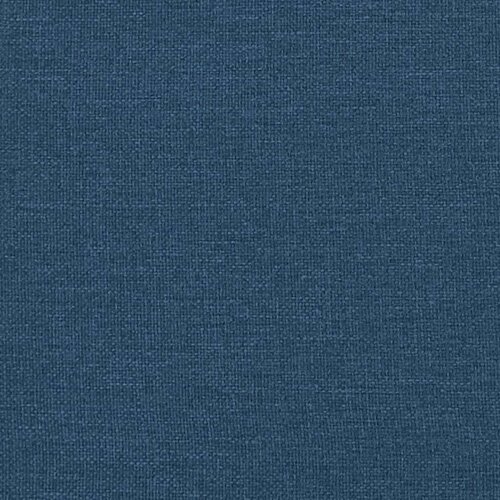 VidaXL Krevet s madracem plavi 100 x 200 cm od tkanine Slike