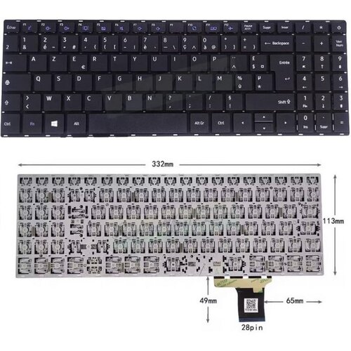 XRT POWER tastature za laptop toshiba dynabook / satellite pro C50-H series veliki enter Cene
