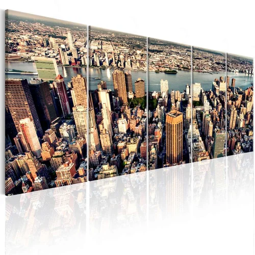  Slika - Flight over New York 200x80